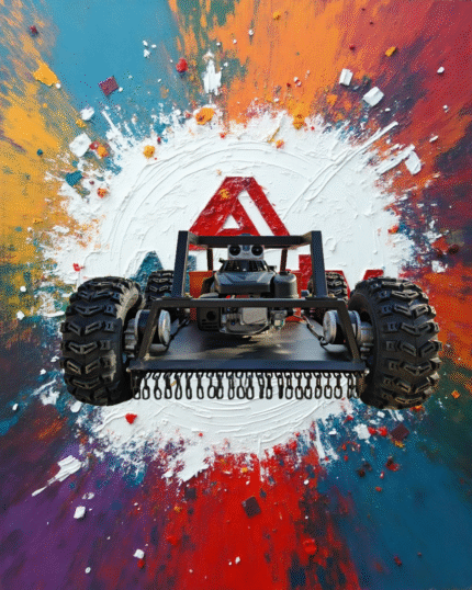 Four-Wheel Drive Remote-Controlled Lawn Mower (ML-600)